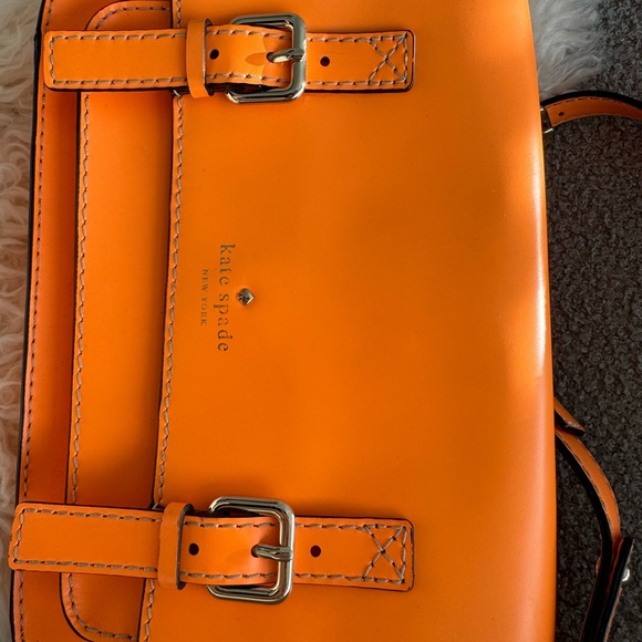 Kate Spade Leather Essex Scout Rare Orange - Picture 2 of 6